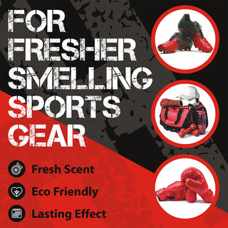 Bamboo charcoal deodoriser pouch for school or gym lockers
