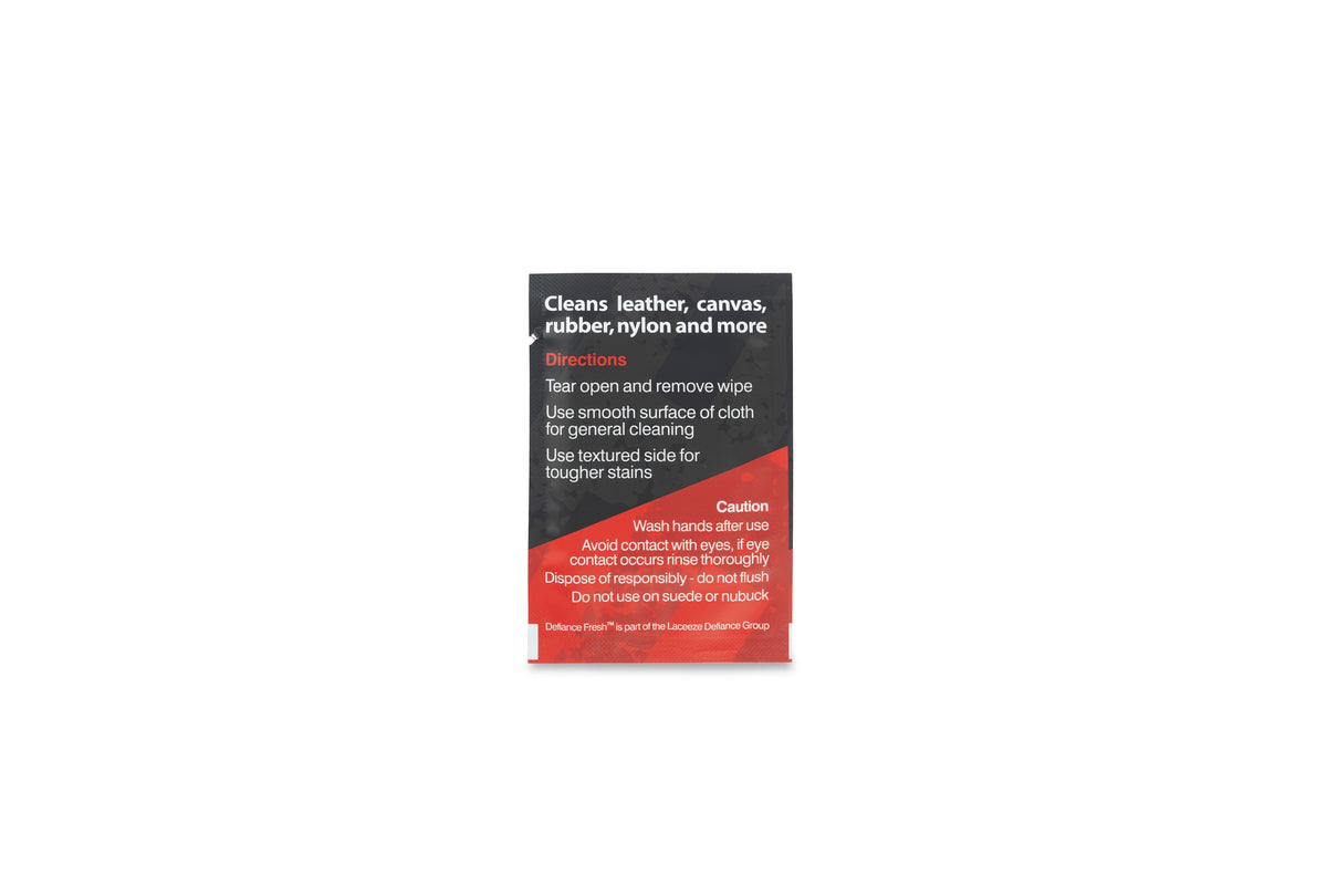 Defiance Fresh Shoe Cleaning Wipes